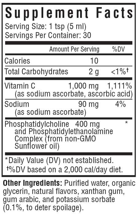 Optimal Liposomal Vitamin C 5 fl oz Seeking Health Supplement - Conners Clinic