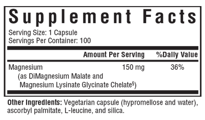 Optimal Magnesium 100 Capsules Seeking Health Supplement - Conners Clinic