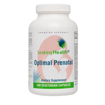 Optimal Prenatal 240 Capsules Seeking Health Supplement - Conners Clinic