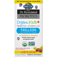 Thumbnail for Organic Kids Probiotics Strawberry SS 30chew Garden of Life Supplement - Conners Clinic