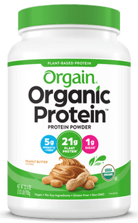 Thumbnail for Organic Protein Powder Plant Based Peanut Butter 20 Servings Orgain Supplement - Conners Clinic
