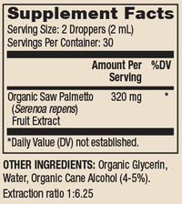 Thumbnail for Organic Saw Palmetto - 2 fl oz Dr. Mercola Supplement - Conners Clinic