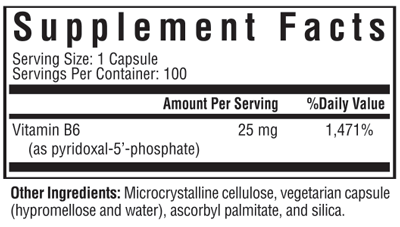 P-5-P 100 Softgels Seeking Health Supplement - Conners Clinic