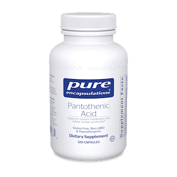 Pantothenic Acid 120 vegcaps * Pure Encapsulations Supplement - Conners Clinic