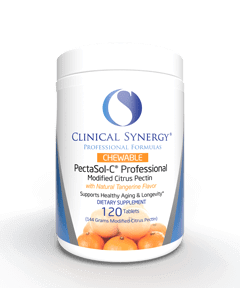PectaSol-C Professional Chewable Tangerine Flavor 120 Tablets Clinical Synergy Supplement - Conners Clinic