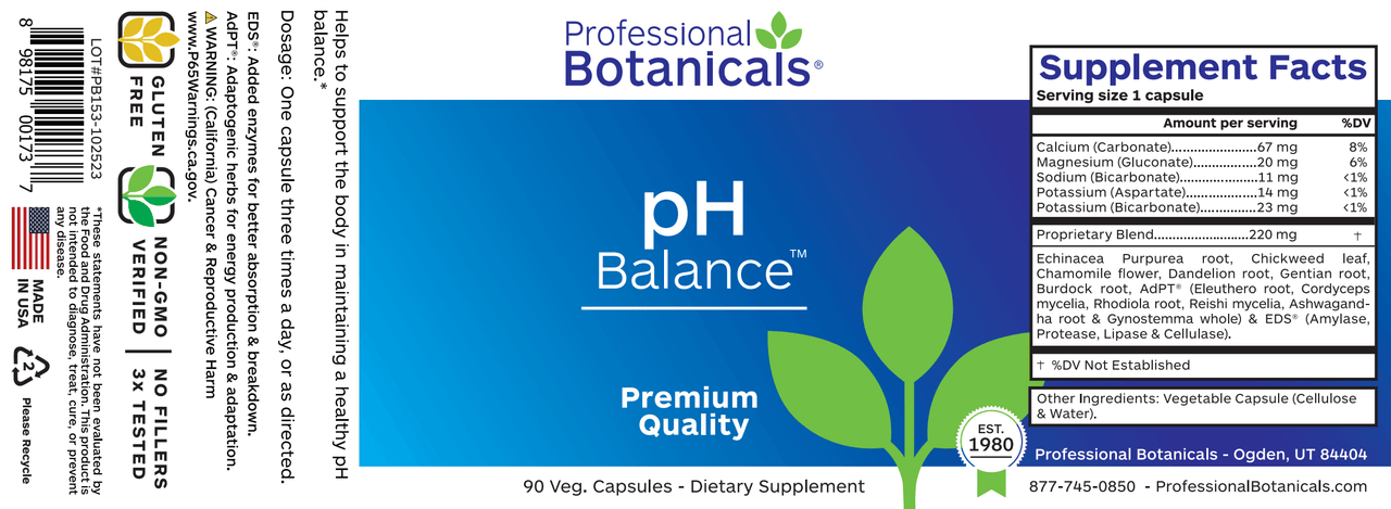PH BALANCE (90C) Biotics Research Supplement - Conners Clinic