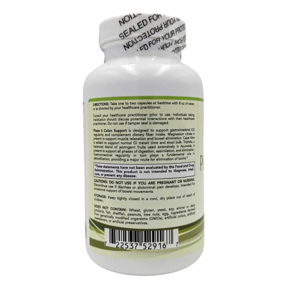 Phase 6 Colon Support - 120 capsules Conners Clinic Supplement - Conners Clinic