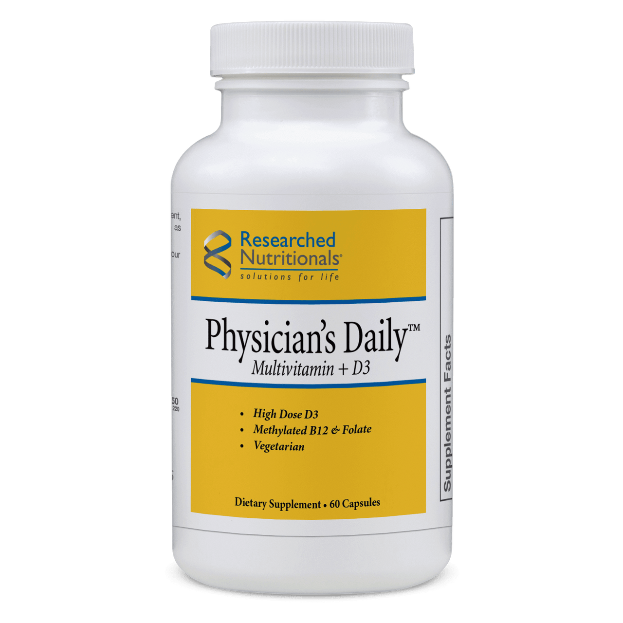 Physician’s Daily™ Multivitamin + D3 - 60 Capsules Researched Nutritionals Supplement - Conners Clinic