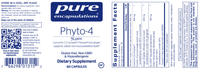 Thumbnail for Phyto 4 60 vcaps * Pure Encapsulations Supplement - Conners Clinic