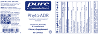 Thumbnail for Phyto-ADR 60 vegcaps * Pure Encapsulations Supplement - Conners Clinic