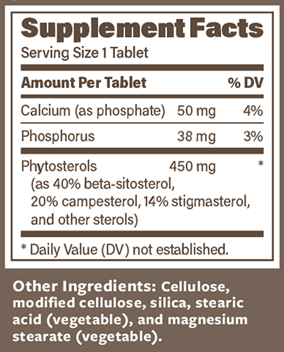 Phytosterols IR 450 mg 60 Tablets Endurance Products Company Supplement - Conners Clinic
