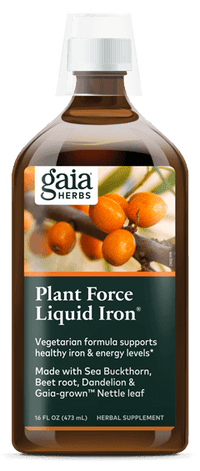 Thumbnail for Plant Force Liquid Iron 16 fl oz Gaia Herbs Supplement - Conners Clinic