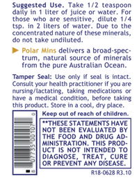 Thumbnail for Polar Mins - 8 oz. Premier Research Labs Supplement - Conners Clinic