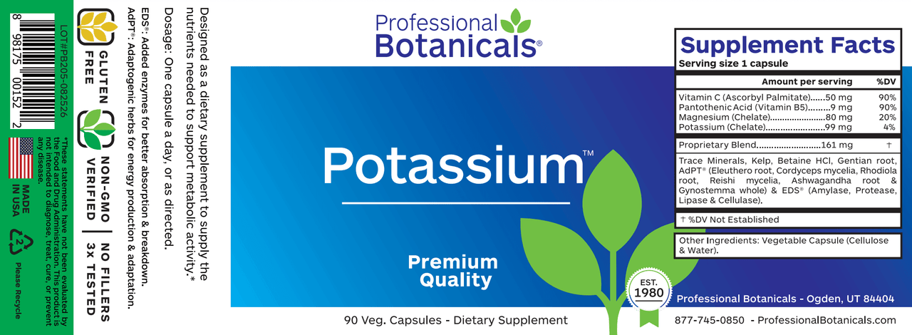 POTASSIUM (90T) Biotics Research Supplement - Conners Clinic