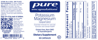 Thumbnail for Potassium Magnesium (aspartate) 90 vcaps * Pure Encapsulations Supplement - Conners Clinic