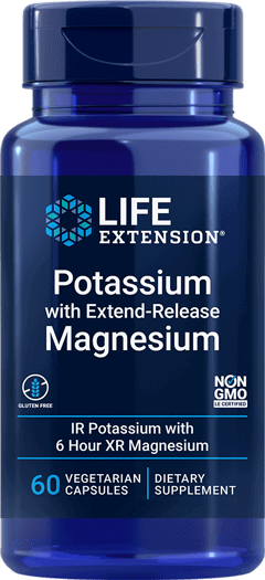 Potassium with Extend-Release Magnesium 60 Capsules Life Extension - Conners Clinic