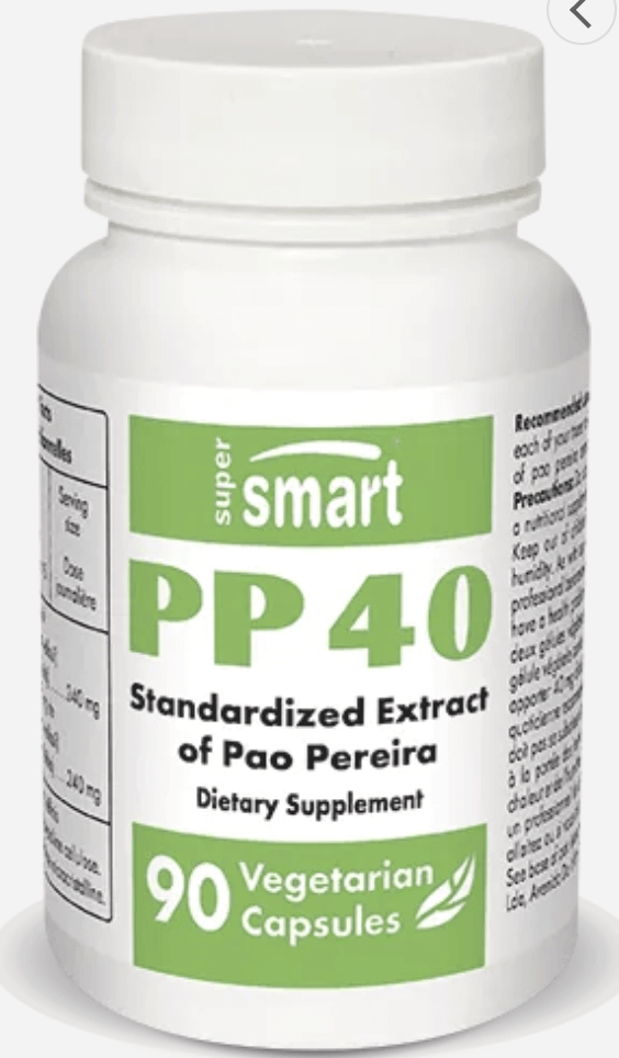 PP 40 - Pao pereira (PP) extract - 90 caps Super Smart Nutrition Supplement - Conners Clinic