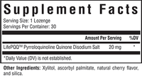 Thumbnail for PQQ Lozenges 20 mg 30 Lozenges Seeking Health Supplement - Conners Clinic