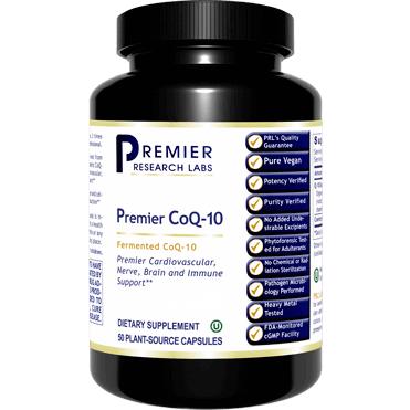 Premier CoQ-10 50 Capsules Premier Research Labs Supplement - Conners Clinic