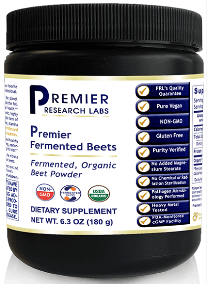 Premier Fermented Beets - 6.3 oz Container (powder) Premier Research Labs Supplement - Conners Clinic