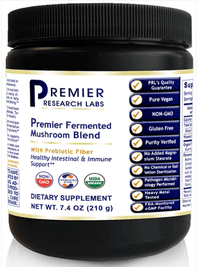 Thumbnail for Premier Fermented Mushroom Blend - 7.4 oz Container (powder) Premier Research Labs Supplement - Conners Clinic