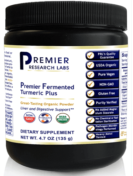 Premier Fermented Turmeric Plus - 4.7 oz Container (powder) Premier Research Labs Supplement - Conners Clinic