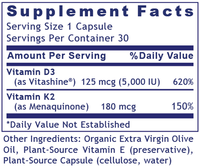 Thumbnail for Premier Vitamin D3+K2 30 Capsules Premier Research Labs Supplement - Conners Clinic