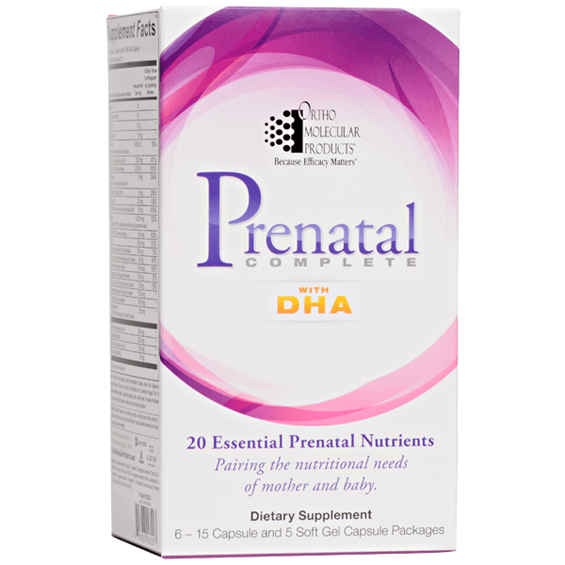 Prenatal Complete with DHA - 30 Servings Ortho-Molecular Supplement - Conners Clinic