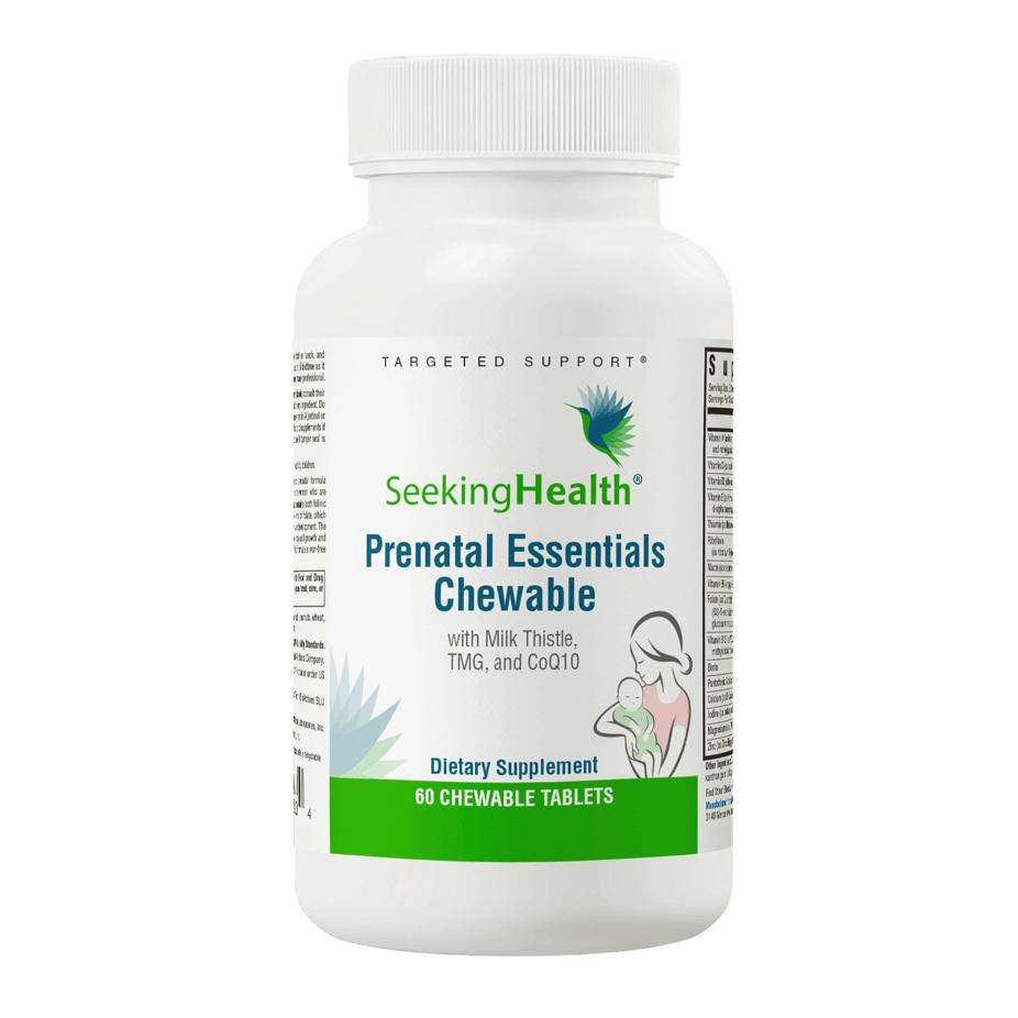 Prenatal Essentials Chewable 60 Tablets Seeking Health Supplement - Conners Clinic