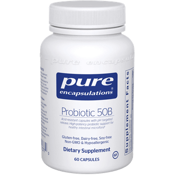 Probiotic 50B (soy & dairy free) 60 caps * Pure Encapsulations Supplement - Conners Clinic