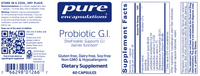 Thumbnail for Probiotic G.I. 60 caps * Pure Encapsulations Supplement - Conners Clinic