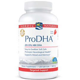 ProDHA 120 Softgels Nordic Naturals Supplement - Conners Clinic