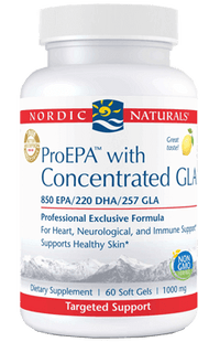 Thumbnail for ProEPA with Concentrated GLA 60 Softgels Nordic Naturals Supplement - Conners Clinic