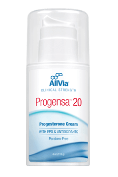 Progensa 20 Cream 4 oz AllVia - Conners Clinic
