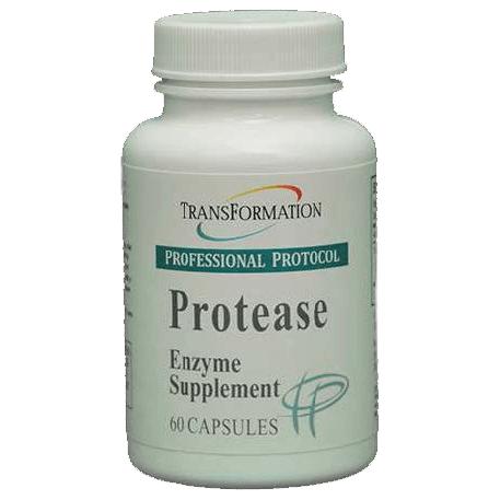 Protease 60 Capsules Transformation Enzyme Supplement - Conners Clinic