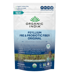 Psyllium Pre & Probiotic Fiber 56 Servings Organic India Supplement - Conners Clinic