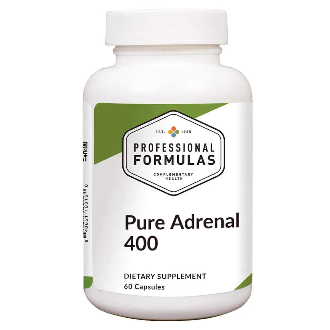 Pure Adrenal 400 - 60 Capsules Professional Formulas Supplement - Conners Clinic