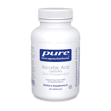 Pure Ascorbic Acid 90 vcaps * Pure Encapsulations Supplement - Conners Clinic