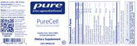 Thumbnail for PureCell 120 vcaps * Pure Encapsulations Supplement - Conners Clinic