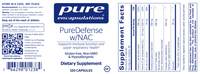 Thumbnail for PureDefense w/NAC 120 vcaps * Pure Encapsulations Supplement - Conners Clinic