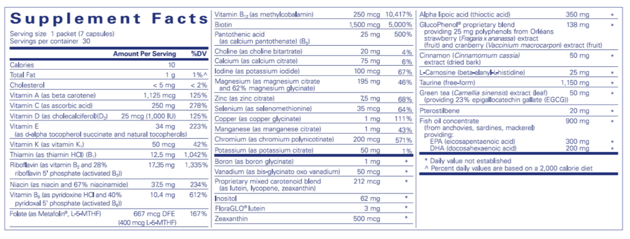 PureLean Pure Pack 30 pkts * Pure Encapsulations Supplement - Conners Clinic
