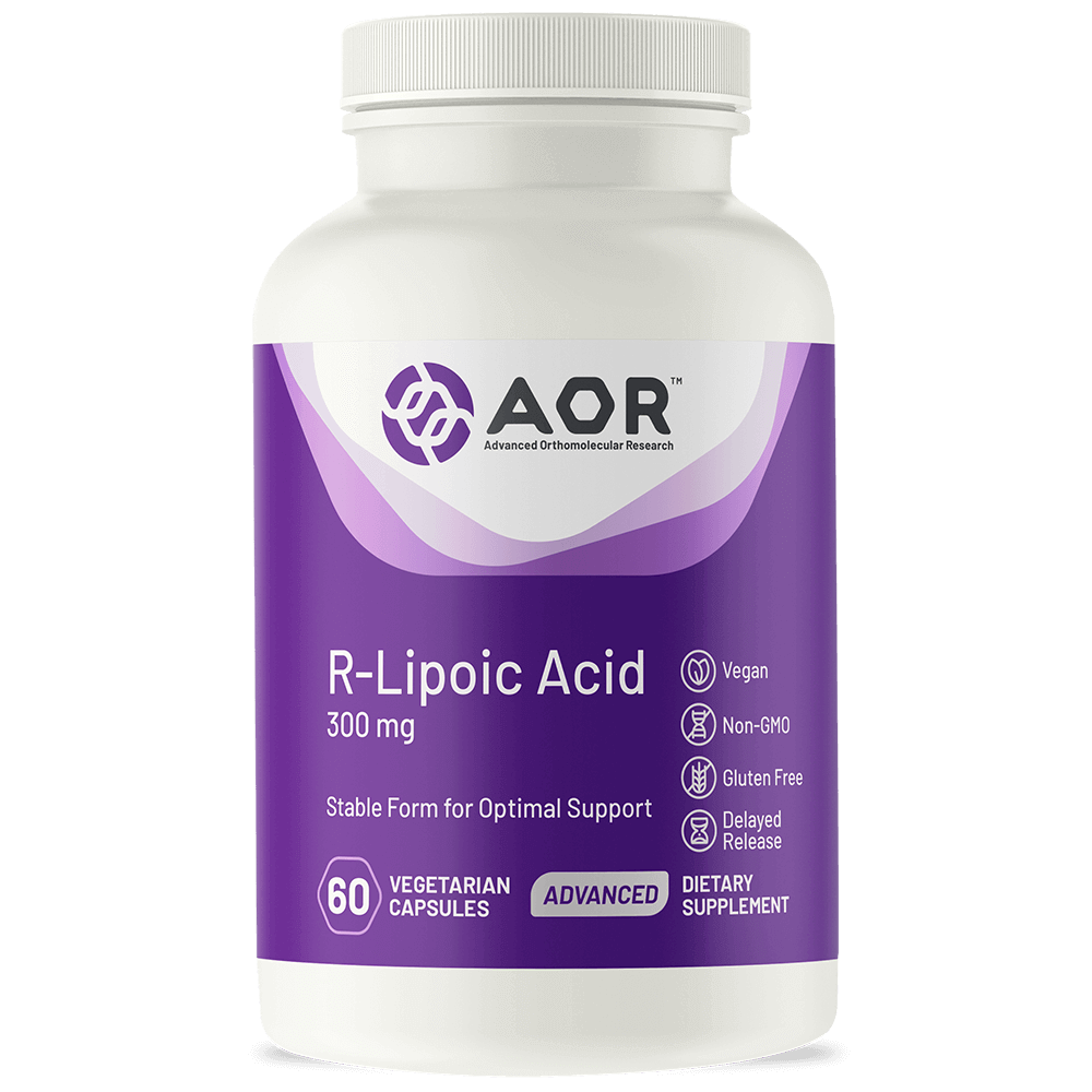 R-Lipoic Acid 300 mg 60 Capsules AOR Supplement - Conners Clinic