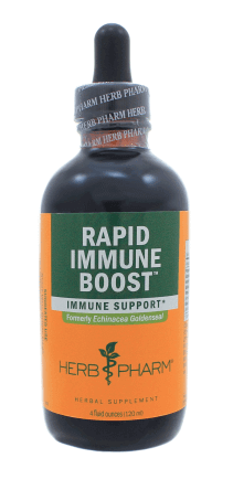 Rapid Immune Boost - 4 oz LIQUID Herb Pharm Supplement - Conners Clinic