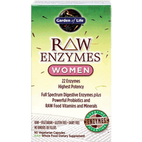 Thumbnail for RAW Enzymes Women 90 vcaps * Garden of Life Supplement - Conners Clinic