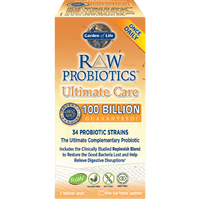 Thumbnail for RAW Probiotics Ultimate Care 30 vcaps * Garden of Life Supplement - Conners Clinic