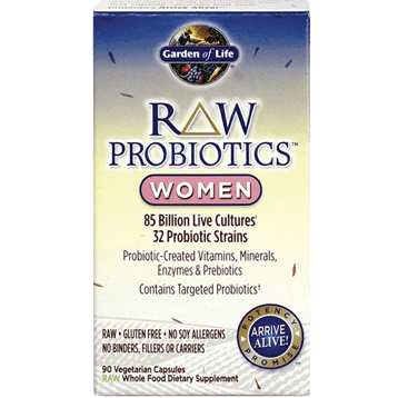 RAW Probiotics Women 90 vcaps * Garden of Life Supplement - Conners Clinic
