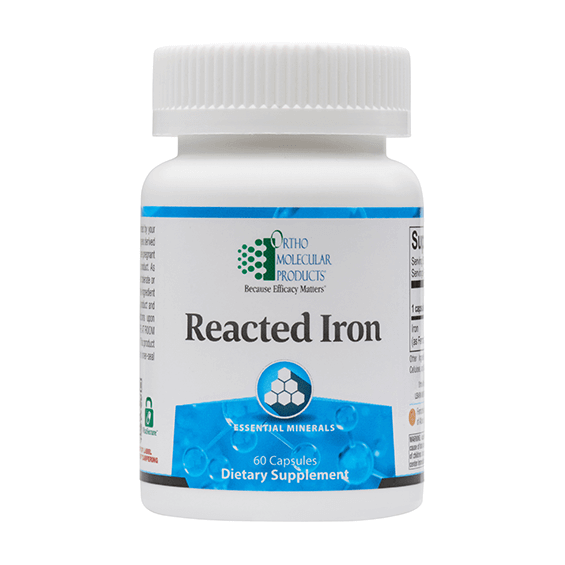 Reacted Iron - 60 Count Ortho-Molecular Supplement - Conners Clinic