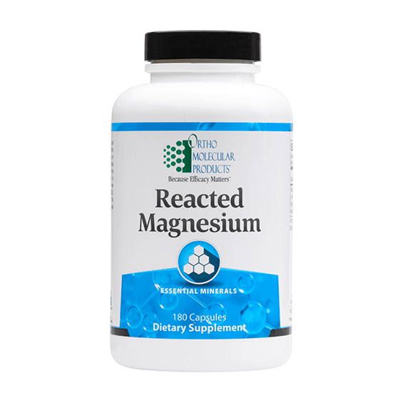 Reacted Magnesium - 180 Capsules- PL Ortho-Molecular Supplement - Conners Clinic