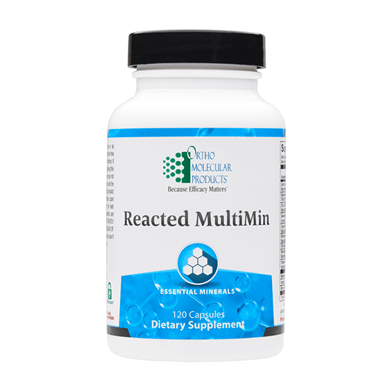 Reacted MultiMin - 120 Caps - PL Ortho-Molecular Supplement - Conners Clinic