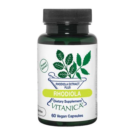 Rhodiola Extract Plus 60 Capsules Vitanica Supplement - Conners Clinic